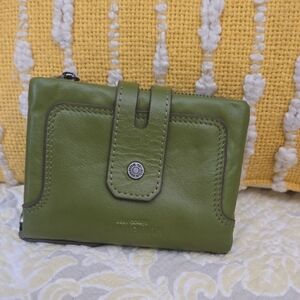 2 for 25 sale HumerpaulGreen Leather Women's Wallet